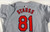 2024 St. Louis Cardinals Wade Stauss #81 Game Issued Grey Jersey 48 572