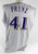2002 Arizona Diamondbacks Bret Prinz #41 Game Used Grey Vest Jersey 50 258
