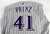 2002 Arizona Diamondbacks Bret Prinz #41 Game Used Grey Vest Jersey 50 258