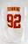 2004 Kansas City Chiefs Eric Downing #92 Game Issued White Jersey 52 DP108321