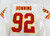 2004 Kansas City Chiefs Eric Downing #92 Game Issued White Jersey 52 DP108321