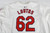 2024 St. Louis Cardinals Ryan Loutos #62 Game Issued White Jersey 48 569