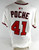 2025 Washington Nationals Colin Poche #41 Game Issued White Jersey 46 726