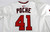 2025 Washington Nationals Colin Poche #41 Game Issued White Jersey 46 726