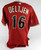 2009 Arizona Diamondbacks Trent Oeltjen #16 Game Used Red Jersey 48 267