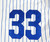 2025 Kansas Jayhawks #33 Game Used White Jersey Throwback 46 596