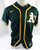 2020 Oakland Athletics Jesus Luzardo #44 Game Issued Dark Green Jersey 44 8669