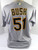 2021 Oakland Athletics Darren Bush #51 Game Issued Pos Used Grey Jersey 48 676
