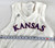 2017-18 Kansas Jayhawks Blank Game Issued White Jersey Basketball L 995