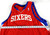 2009-10 Philadelphia 76ers Blank Game Issued Red Jersey 54 998