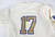 2025 Kansas Jayhawks #17 Game Used White Jersey Gold Baseball 42 650
