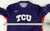 2023 Texas Christian TCU Frogs Blank Game Used Purple Jersey Volleyball L 083