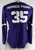 2023 Texas Christian TCU Frogs #35 Game Used Purple Jersey Volleyball XL 086