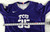 2023 Texas Christian TCU Frogs #35 Game Used Purple Jersey Volleyball XL 086