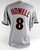 2010 Arizona Diamondbacks Jack Howell #8 Game Used Grey Jersey 46 298
