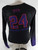 2023 Texas Christian TCU Frogs #24 Game Used Black Jersey Volleyball M 090