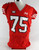 2023 Texas Tech Red Raiders #75 Game Used Red Jersey Throwback NP Rem 50 675