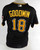 2021 Pittsburgh Pirates Brian Goodwin #18 Game Issued P Used Black Jersey 44 2