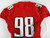 2015 Texas Tech Red Raiders #98 Game Used Red Jersey Football NP Rem 50 681