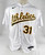 2023 Oakland Athletics Jeurys Familia #31 Game Issued White Jersey 50 DP75789