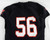 2014 Texas Tech Red Raiders #56 Game Used Black Jersey Football NP Rem 50 658