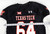 2014 Texas Tech Red Raiders #64 Game Used Black Jersey Football NP Rem 50 661