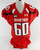 2015 Texas Tech Red Raiders #60 Game Used Red Jersey Football NP Rem 50 668