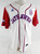 2025 Kansas Jayhawks #33 Game Used White Jersey Buck O'Neil Patch Baseball 46 28