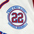 2025 Kansas Jayhawks #33 Game Used White Jersey Buck O'Neil Patch Baseball 46 28