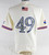 2025 Kansas Jayhawks #49 Game Used White Jersey Camo Baseball 44 638