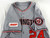 2025 Washington Nationals Cade Cavalli #24 Game Issued Pos Used Grey Jersey 44 1