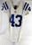 2012 Indianapolis Colts Burton #43 Game Issued Pos Used White Jersey Patch Rem0