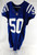 2018 Indianapolis Colts Anthony Walker #50 Game Issued Pos Used Blue Jersey 40 1