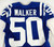 2018 Indianapolis Colts Anthony Walker #50 Game Issued Pos Used Blue Jersey 40 1