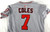 2025 Washington Nationals Darnell Coles #7 Game Issued Grey Jersey 42 323
