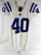 2012 Indianapolis Colts Isaiah Langley #40 Game Issued Pos Used White Jersey 4