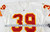 1996 Kansas City Chiefs #39 Game Issued White Jersey 42 027