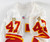 1996 Kansas City Chiefs Mike Senters #47 Game Issued White Jersey 40 029