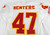 1996 Kansas City Chiefs Mike Senters #47 Game Issued White Jersey 40 029