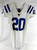 2018 Indianapolis Colts Jordan Wilkins #20 Game Issued Pos Used White Jersey 7