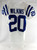 2018 Indianapolis Colts Jordan Wilkins #20 Game Issued Pos Used White Jersey 7