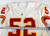 1996 Kansas City Chiefs Andre O'Neal #52 Game Issued White Jersey 48 036