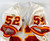 1996 Kansas City Chiefs Andre O'Neal #52 Game Issued White Jersey 48 036