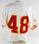 1996 Kansas City Chiefs #48 Game Issued White Jersey 40 033