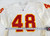 1996 Kansas City Chiefs #48 Game Issued White Jersey 40 033
