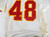 1996 Kansas City Chiefs #48 Game Issued White Jersey 40 033