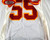 1996 Kansas City Chiefs Troy Dumas #55 Game Issued White Jersey 48 039