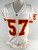 1996 Kansas City Chiefs George Jamison #57 Game Issued White Jersey 042