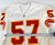 1996 Kansas City Chiefs George Jamison #57 Game Issued White Jersey 042
