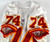 1996 Kansas City Chiefs Trezelle Jenkins #74 Game Issued White Jersey 049